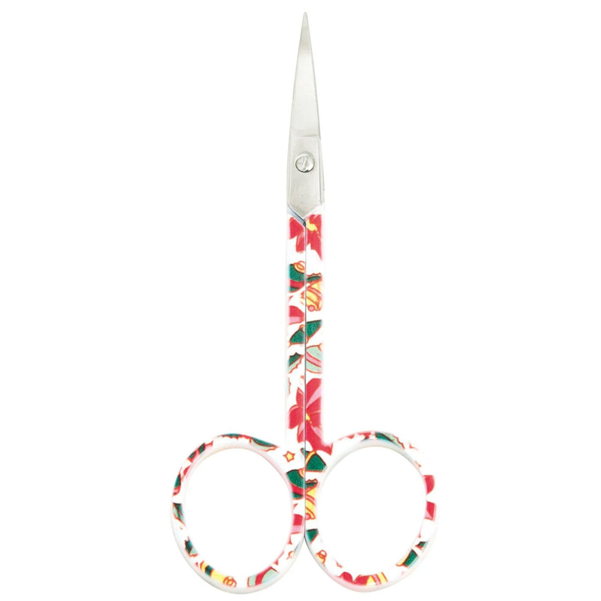 SINGER 4 inch Needlecraft Scissors - Speckled Pink Floral