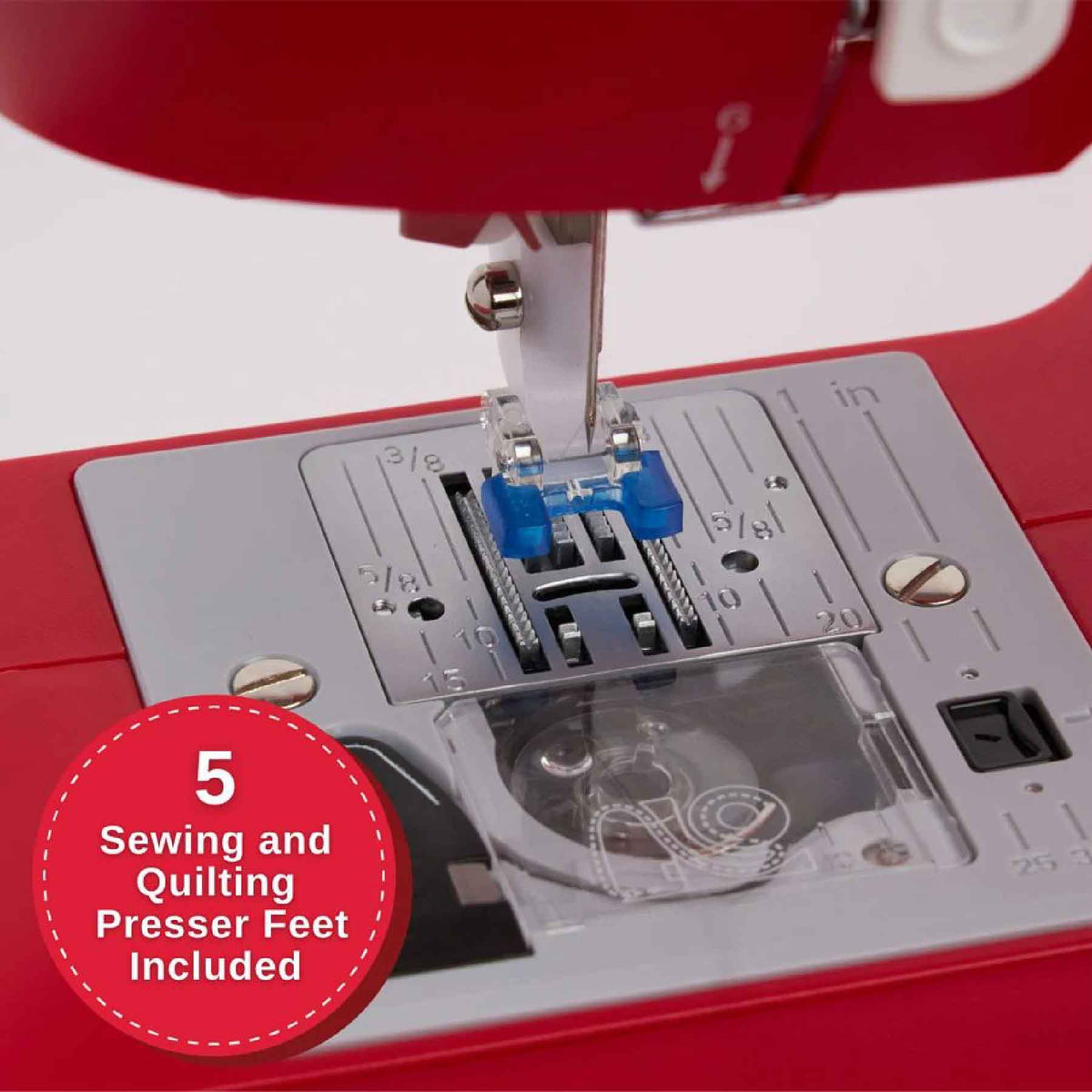 SINGER Simple 3337 Red Sewing Machine - official product image 5