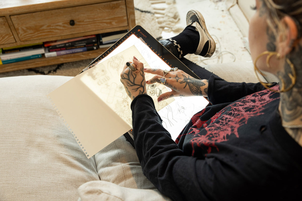 Daylight Tabla Go A4 rechargeable lightpad for tracing quilting and crafts