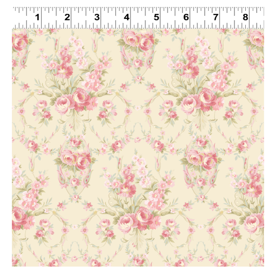 Clothworks | Charlotte Damask Cream