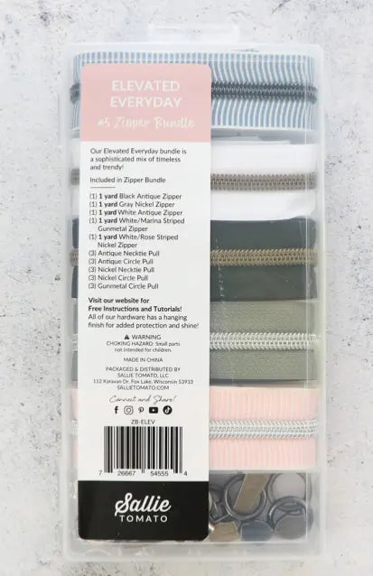 Sallie Tomato | Elevated Everyday Zipper Bundle Checkers Distributors