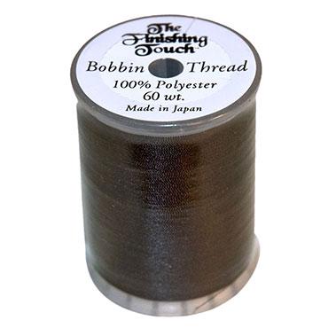 Finishing Touch 60wt bobbin thread 1200 yard spool - Black