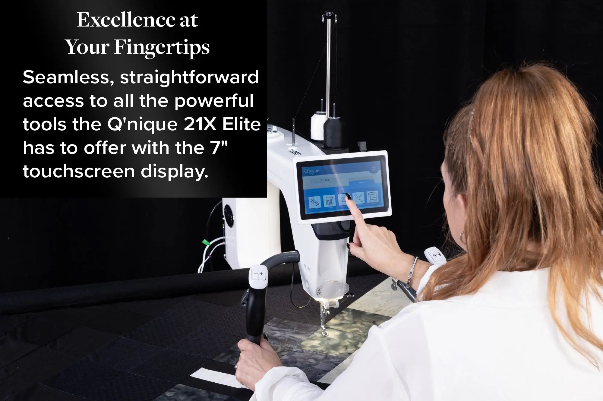 Grace Q’nique 21X Elite Longarm Quilting Machine Grace
