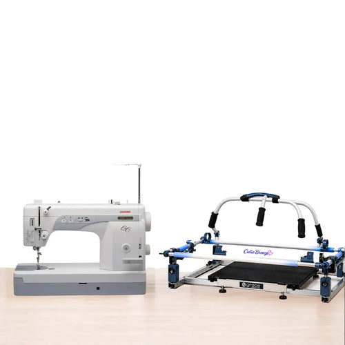 Janome 1600P-QC + Cutie Frame