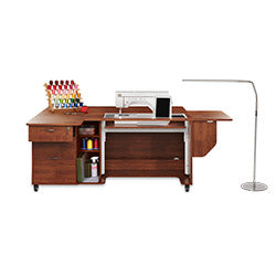 Kangaroo Sydney Lite XL Sewing Cabinet - Teak