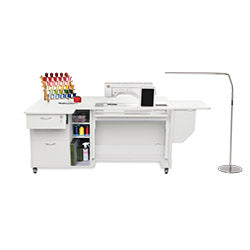 Kangaroo Sydney Lite XL Sewing Cabinet - Ash White