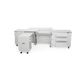 Kangaroo Aussie Sewing Cabinet - Ash White