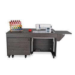 Kangaroo Kangaroo and Joey Sewing Cabinet - Gray