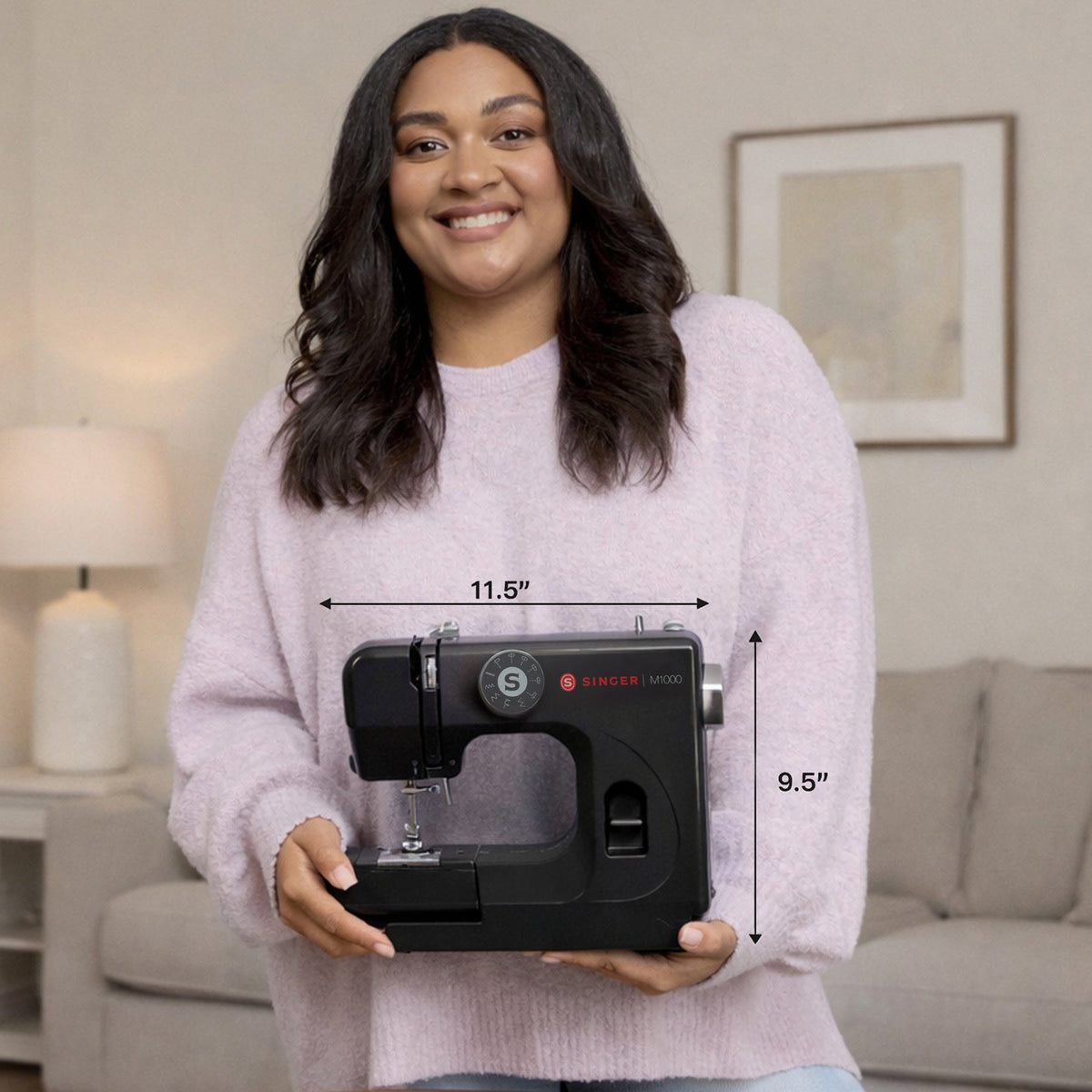 SINGER M1000 Black Mending Machine - official product image 2