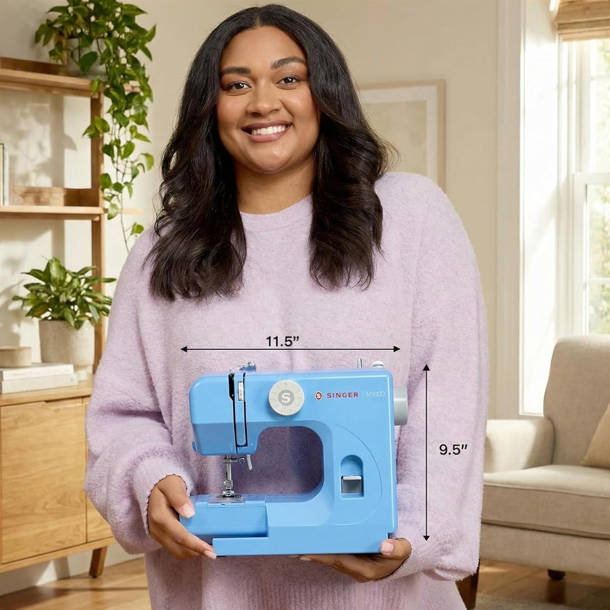 SINGER M1000 Blue Mending Machine - official product image 2