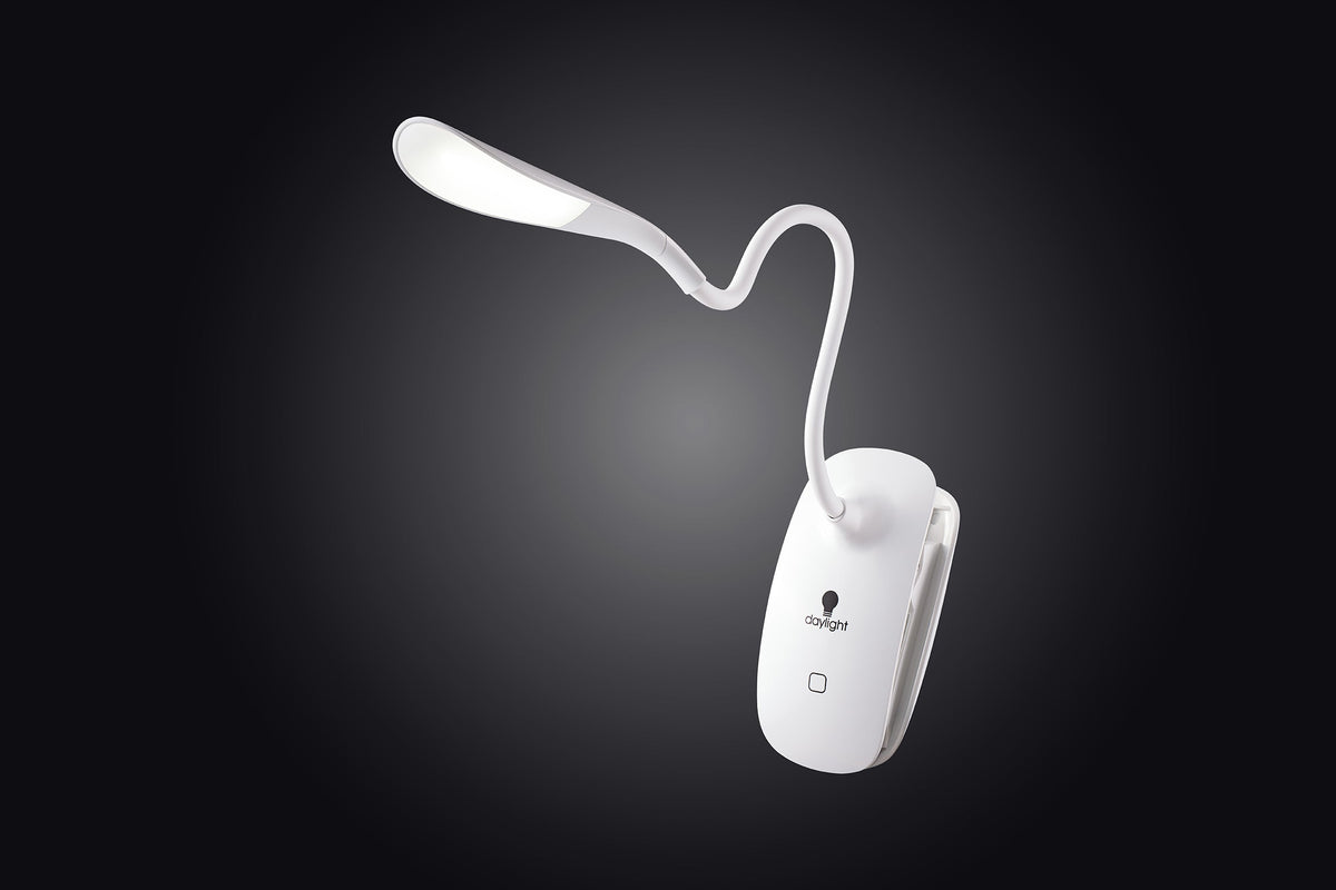 Daylight Smart Clip-On rechargeable LED lamp UN1380 for sewing crafts and reading