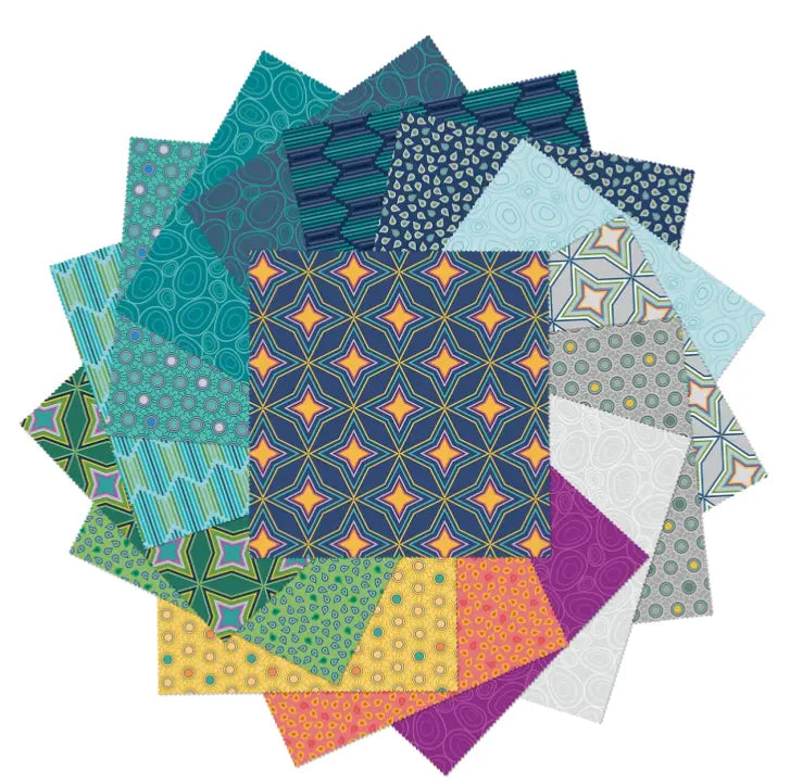 Benartex Nature Unfiltered 10in Squares Pre-Cuts – 42pc Fat Quarter Bundle Benartex