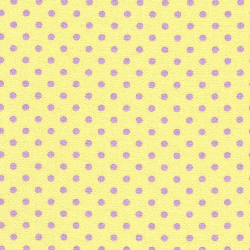 Dots-A-Lot Yellow/Lilac Sewing Machine Outlet