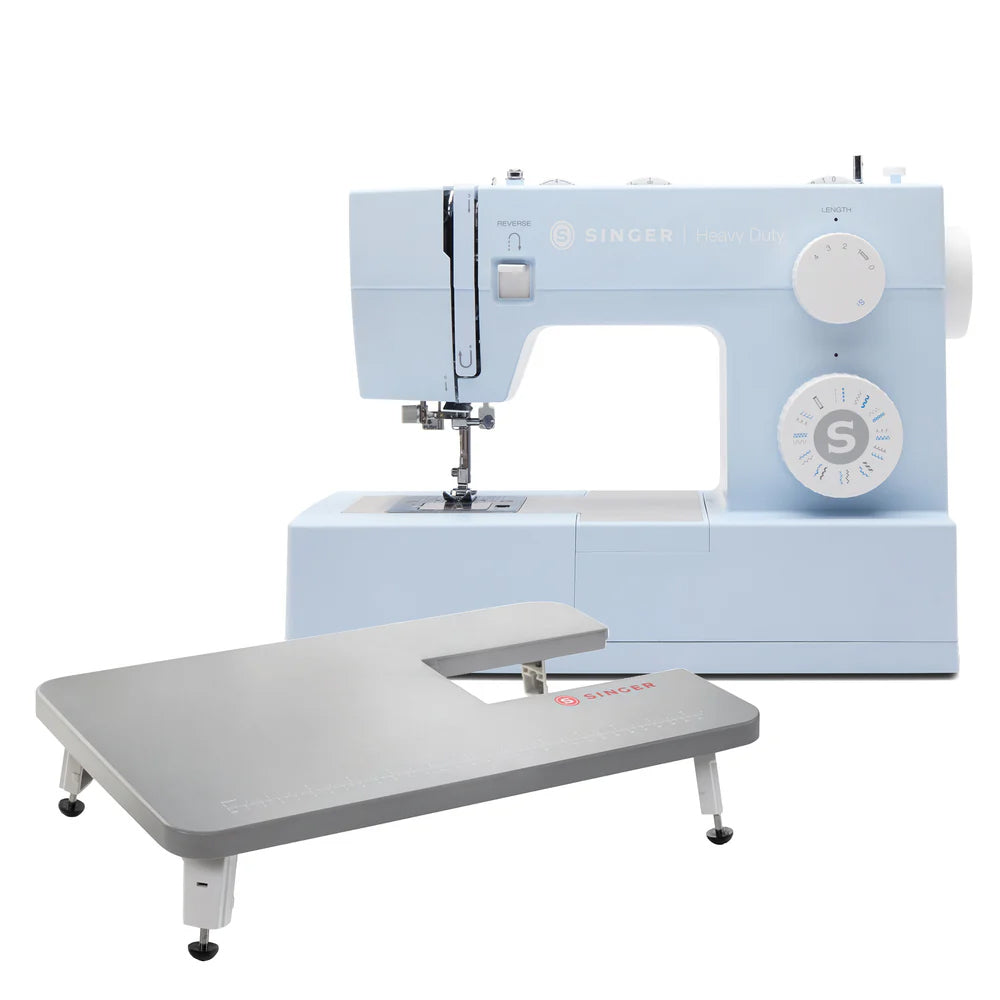 SINGER Heavy Duty 4423 Meltwater Blue Sewing Machine & Extension Table Bundle - official product image 1