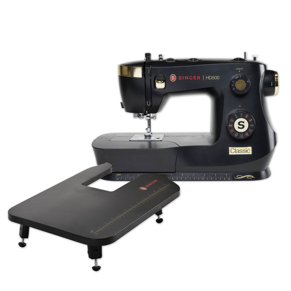 SINGER HD500 Classic Black Sewing Machine & Extension Table Bundle - official product image 1