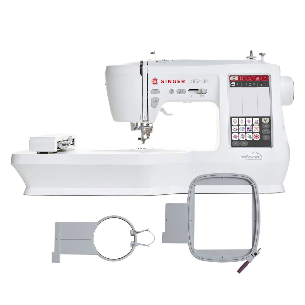 SINGER SE9180 Sewing & Embroidery Machine & Hoops Bundle - official product image 1