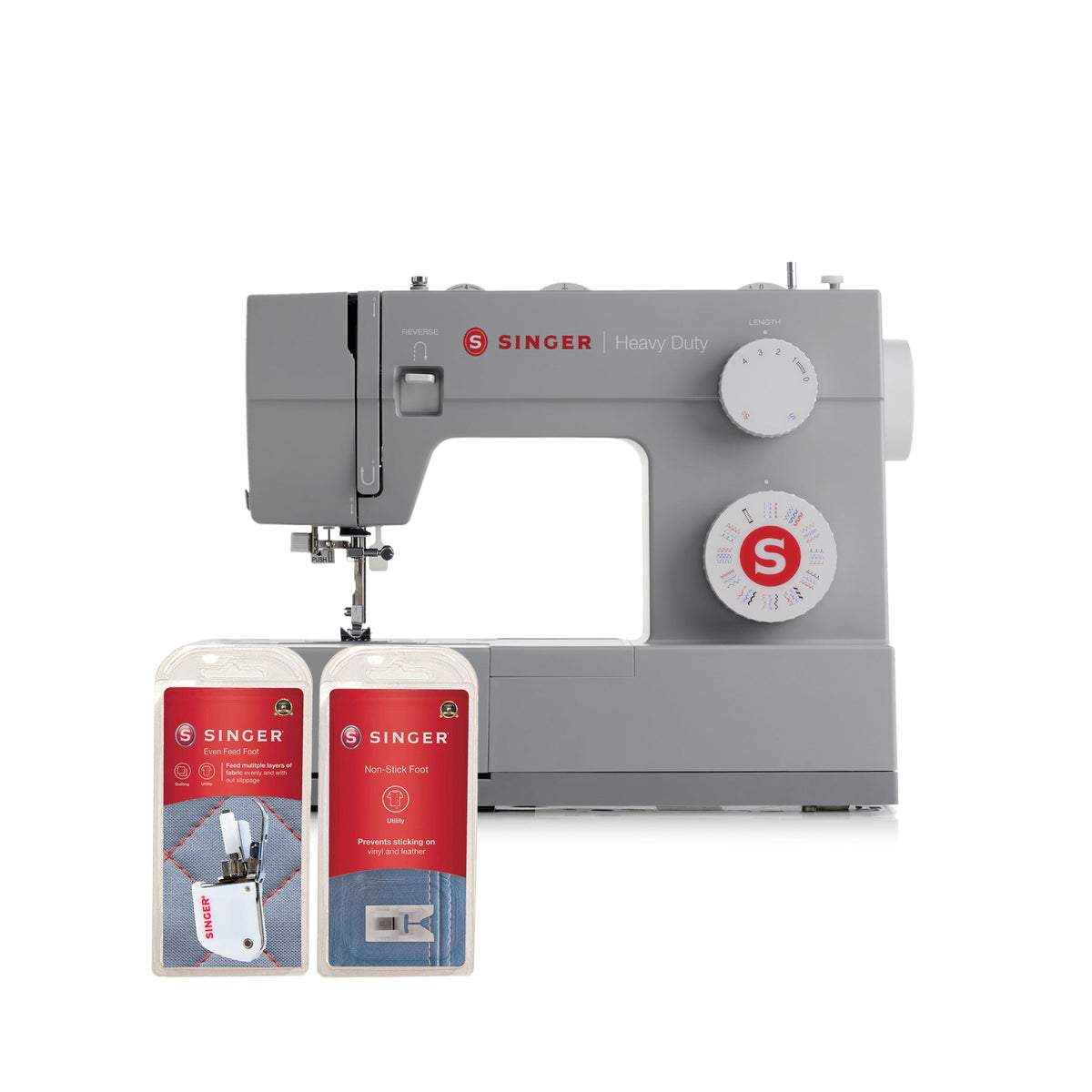 SINGER Heavy Duty 4432 Sewing Machine & Presser Foot Kit Bundle - official product image 1