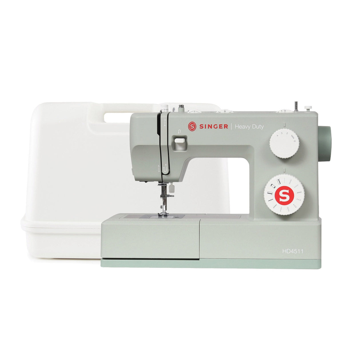 SINGER Heavy Duty 4511 Next Evolution Sage Green Sewing Machine & Hard Case Bundle - official product image 1