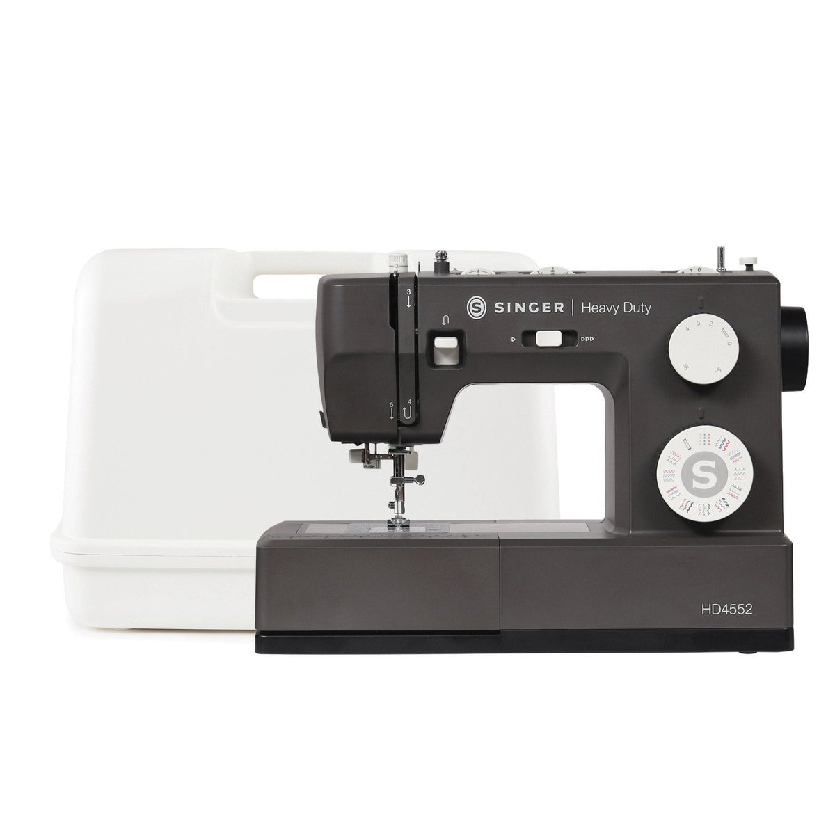 SINGER Heavy Duty 4552 Next Evolution Charcoal Sewing Machine & Hard Case Bundle - official product image 1