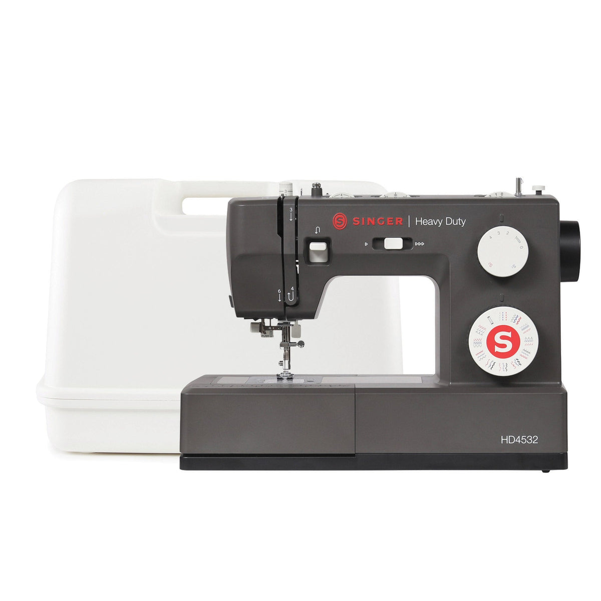 SINGER Heavy Duty 4532 Next Evolution Charcoal Sewing Machine & Hard Case Bundle - official product image 1