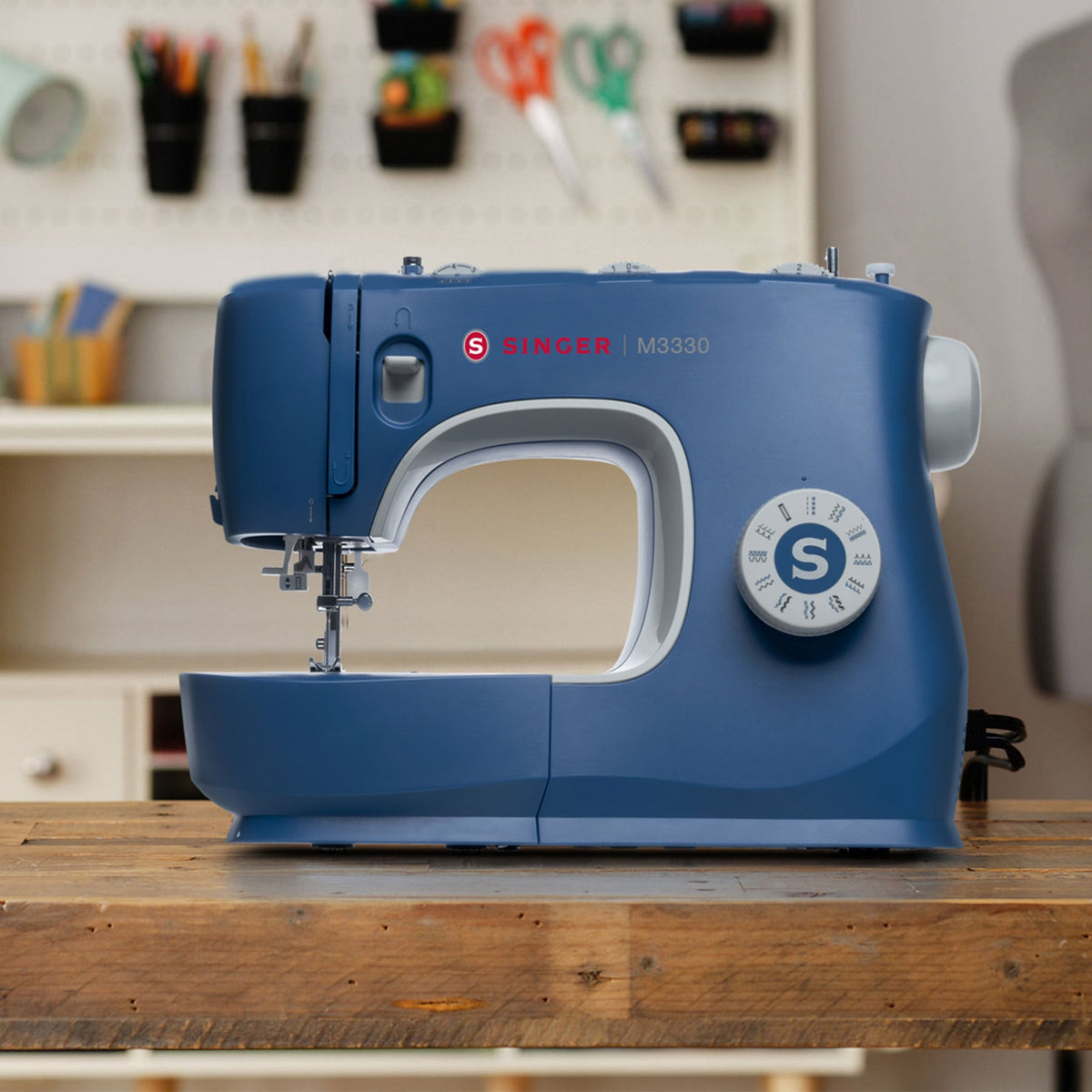 SINGER M3330 Blue Sewing Machine - official product image 2