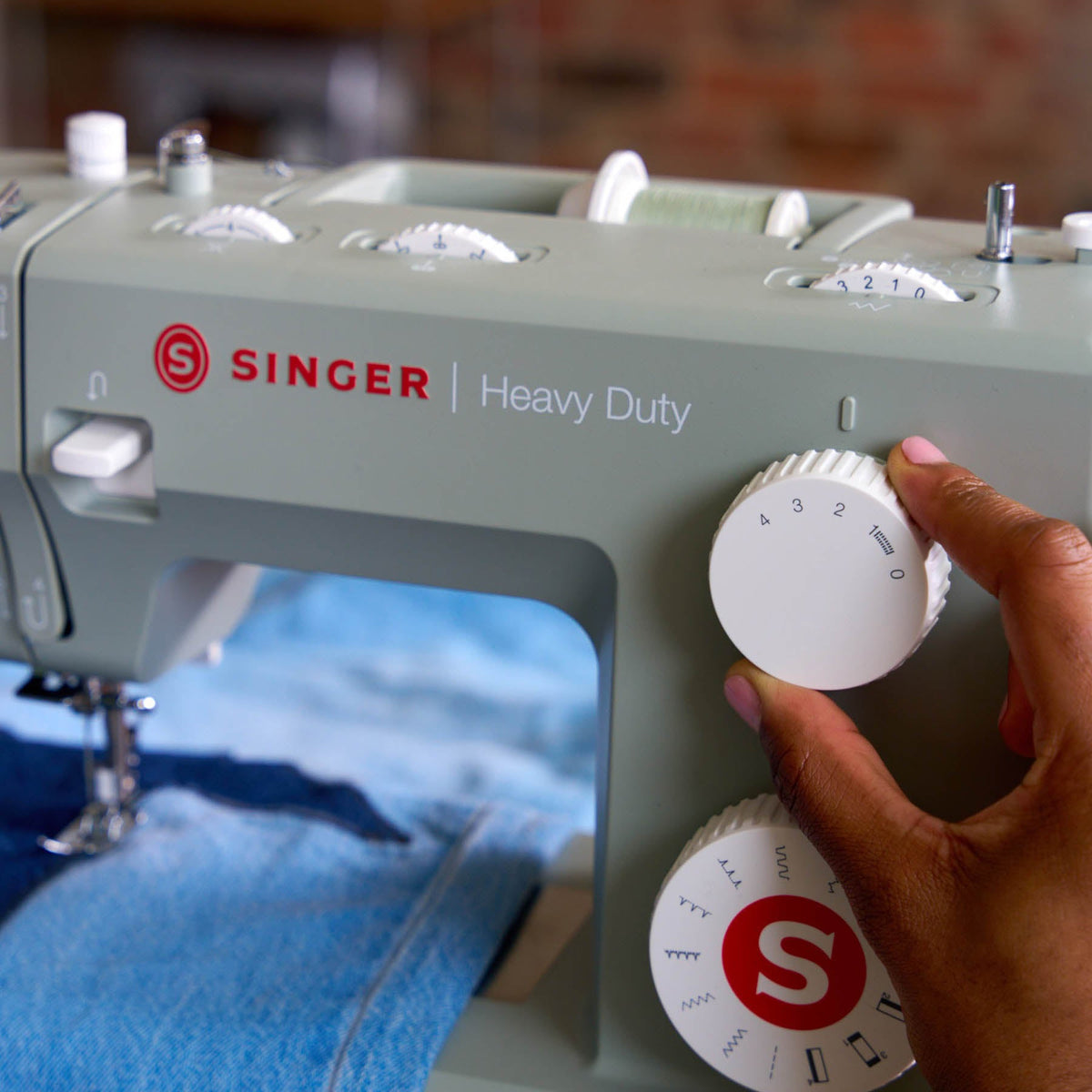 SINGER Heavy Duty 4511 Next Evolution Sage Green Sewing Machine - official product image 6