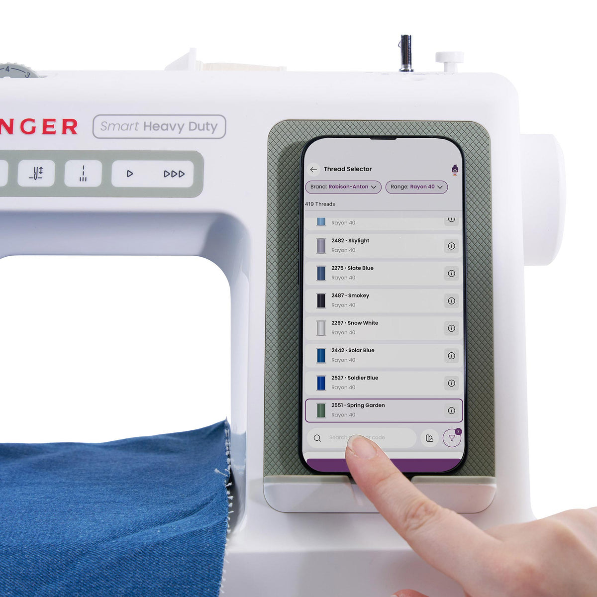 SINGER Smart Heavy Duty 9120 Sewing and Embroidery Machine - official product image 5