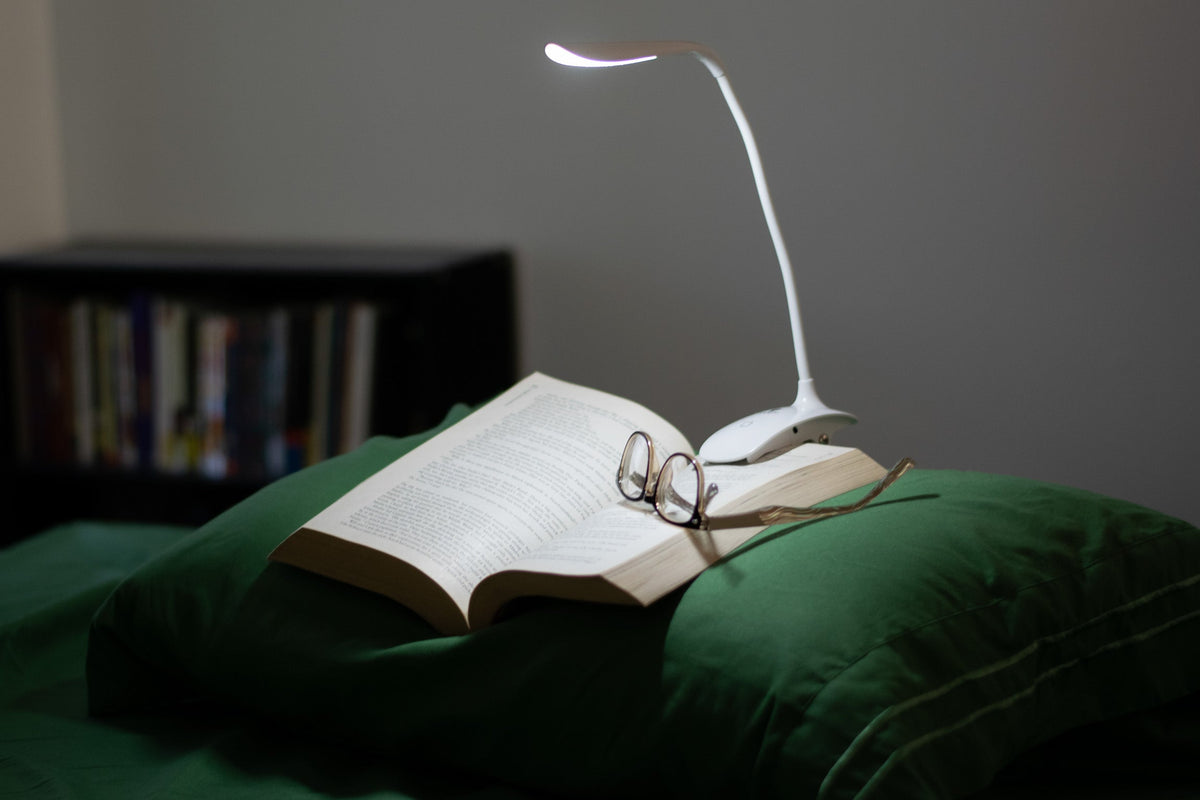 Daylight Smart Clip-On rechargeable LED lamp UN1380 for sewing crafts and reading