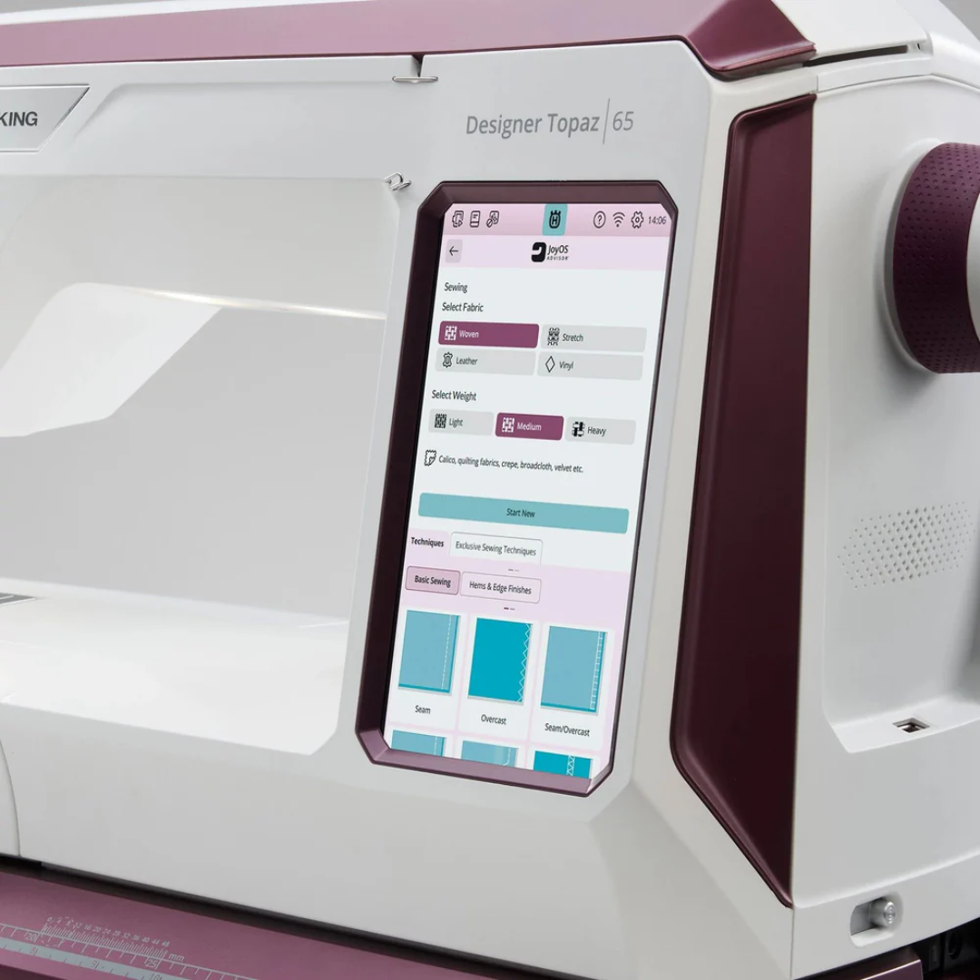 HUSQVARNA® VIKING® DESIGNER TOPAZ™ 65 Sewing & Embroidery Machine  + Just Getting Started Bundle