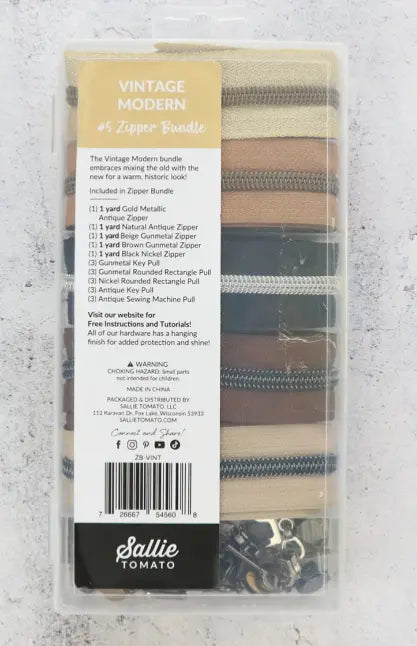 Sallie Tomato | Vintage Modern Zipper Bundle Checkers Distributors