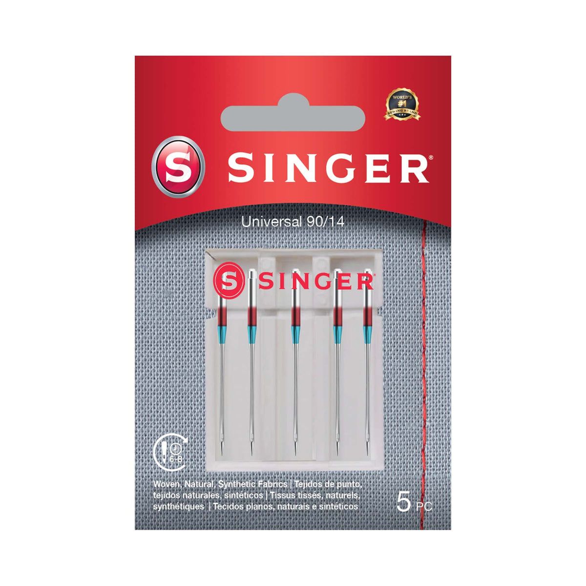 SINGER Universal Needles Size 90/14 5 Pack