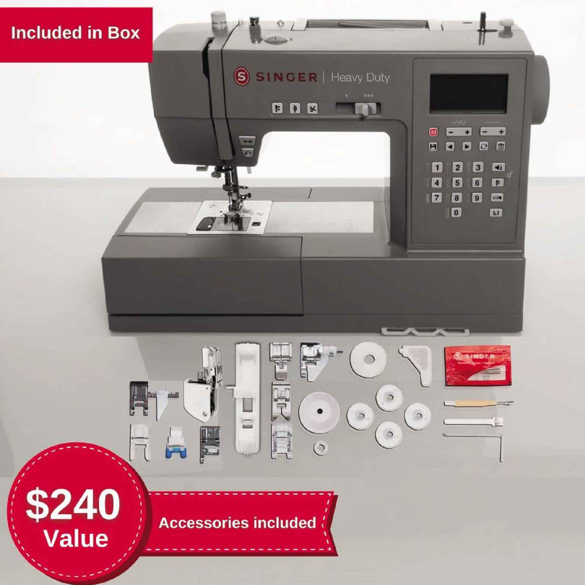 SINGER Heavy Duty 6800C Sewing Machine - official product image 3