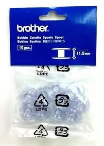 Brother SA156 clear plastic bobbins 10 pack