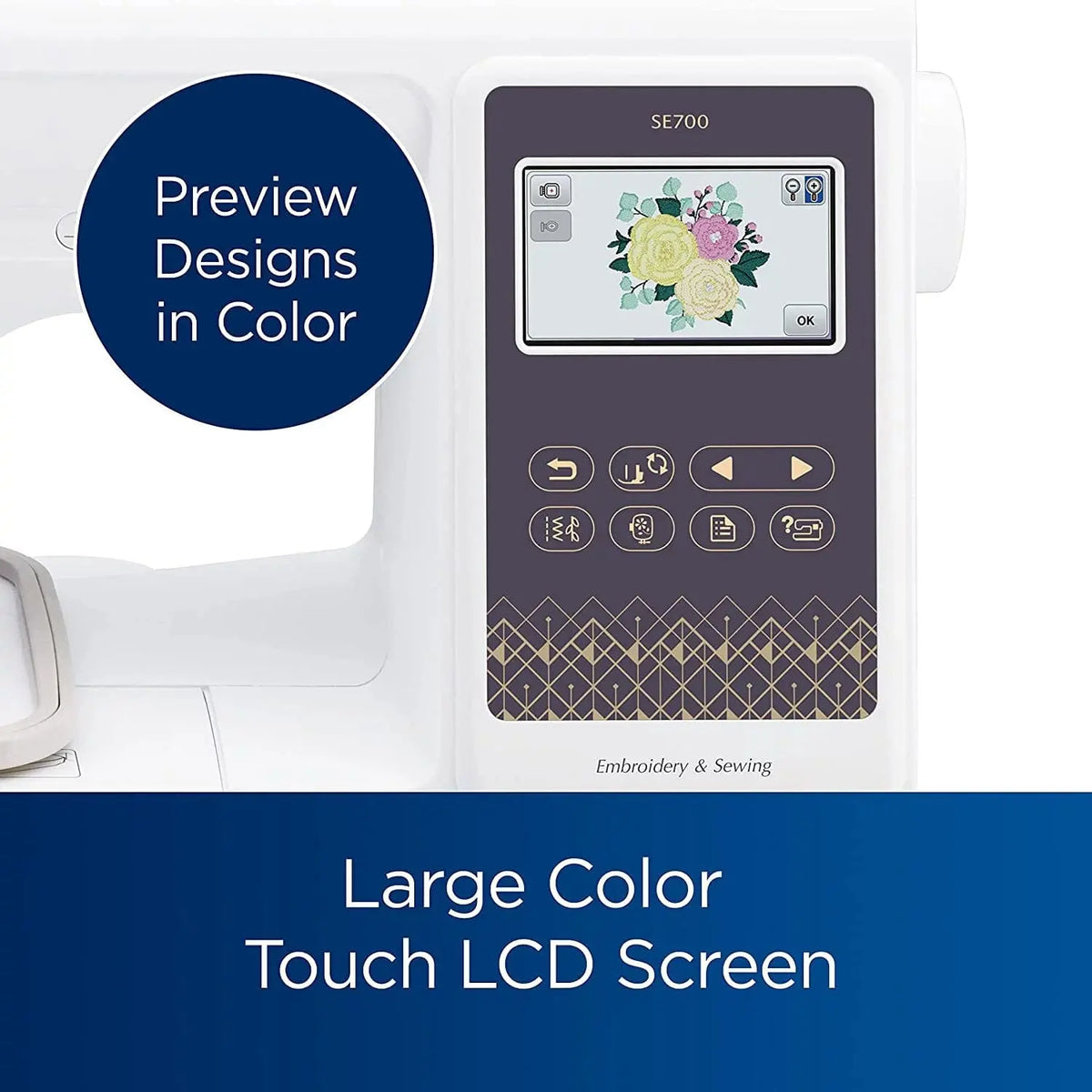 Se Machine Brother SE700 Combo Sewing & Embroidery Machine - Sewing Machine