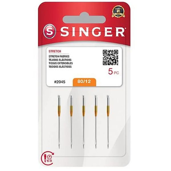 SINGER Stretch Needles Size 80/12 5 Pack
