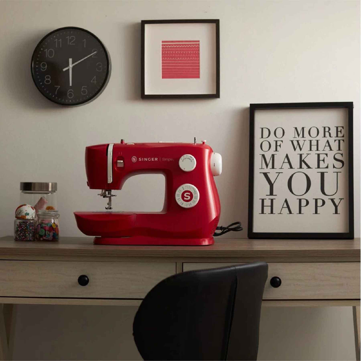 SINGER Simple 3337 Red Sewing Machine - official product image 2