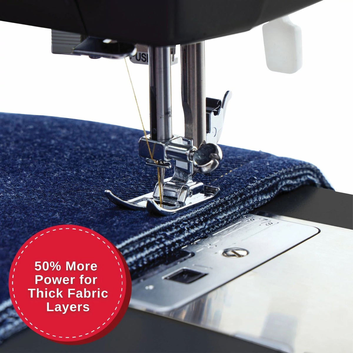 SINGER Heavy Duty 4432 Black Sewing Machine & Universal Canvas Tote Bundle - official product image 8