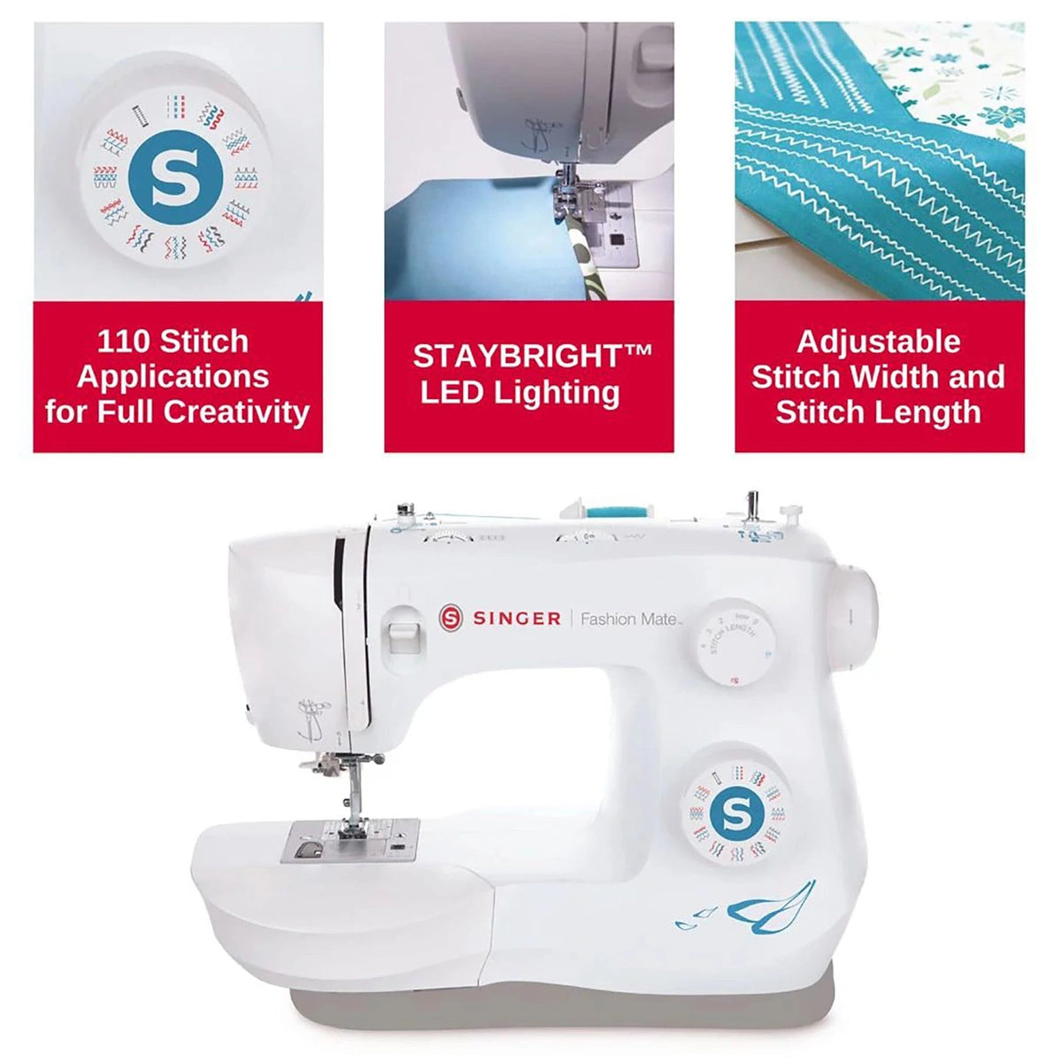 SINGER Fashion Mate 3342 Sewing Machine - official product image 4