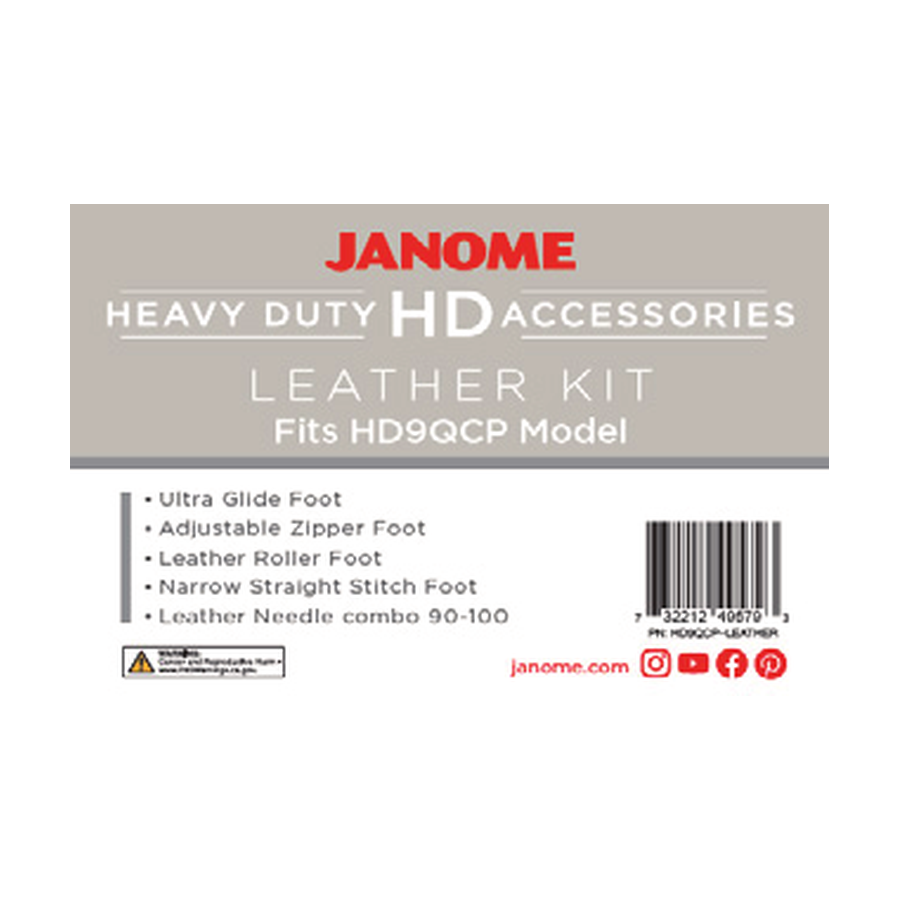 Janome HD9QCP Leather Kit