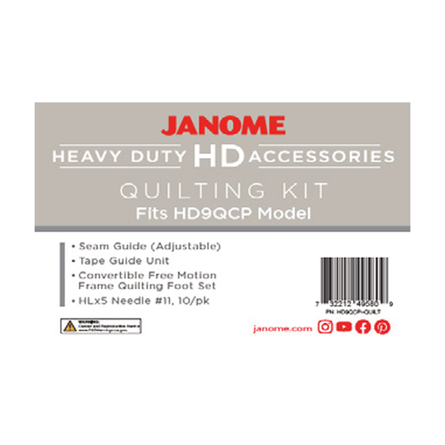 Janome HD9QCP Quilting Accessory Kit