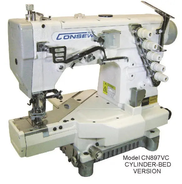 Consew CN897VC Series cylinder-bed high-speed coverstitch industrial sewing machine