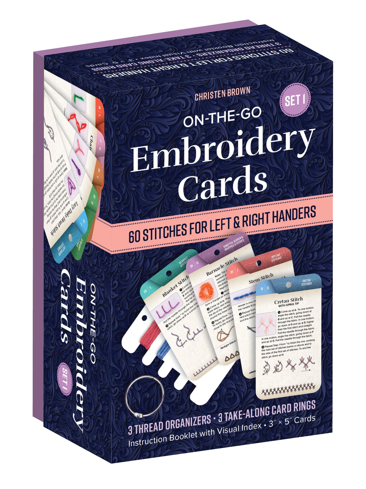 On-the-Go Embroidery Cards Set 1 by Christen Brown, C&T Publishing 20554