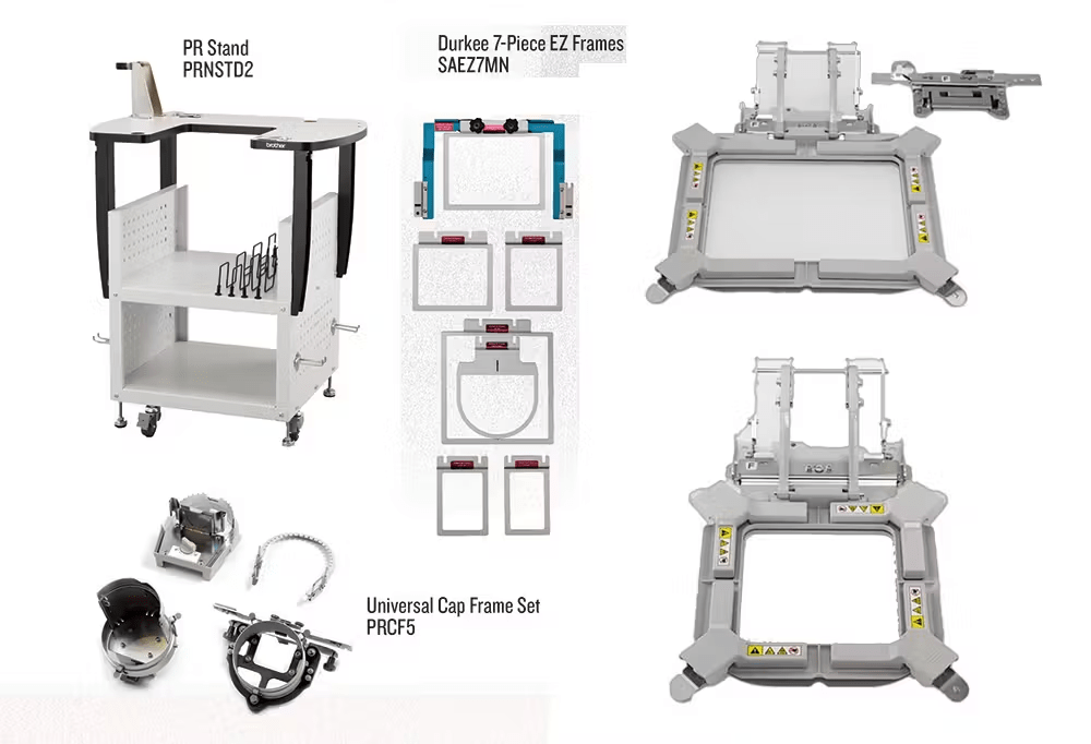Brother Entrepreneur PR680W 6 Needle Embroidery Machine WLAN Capabilities