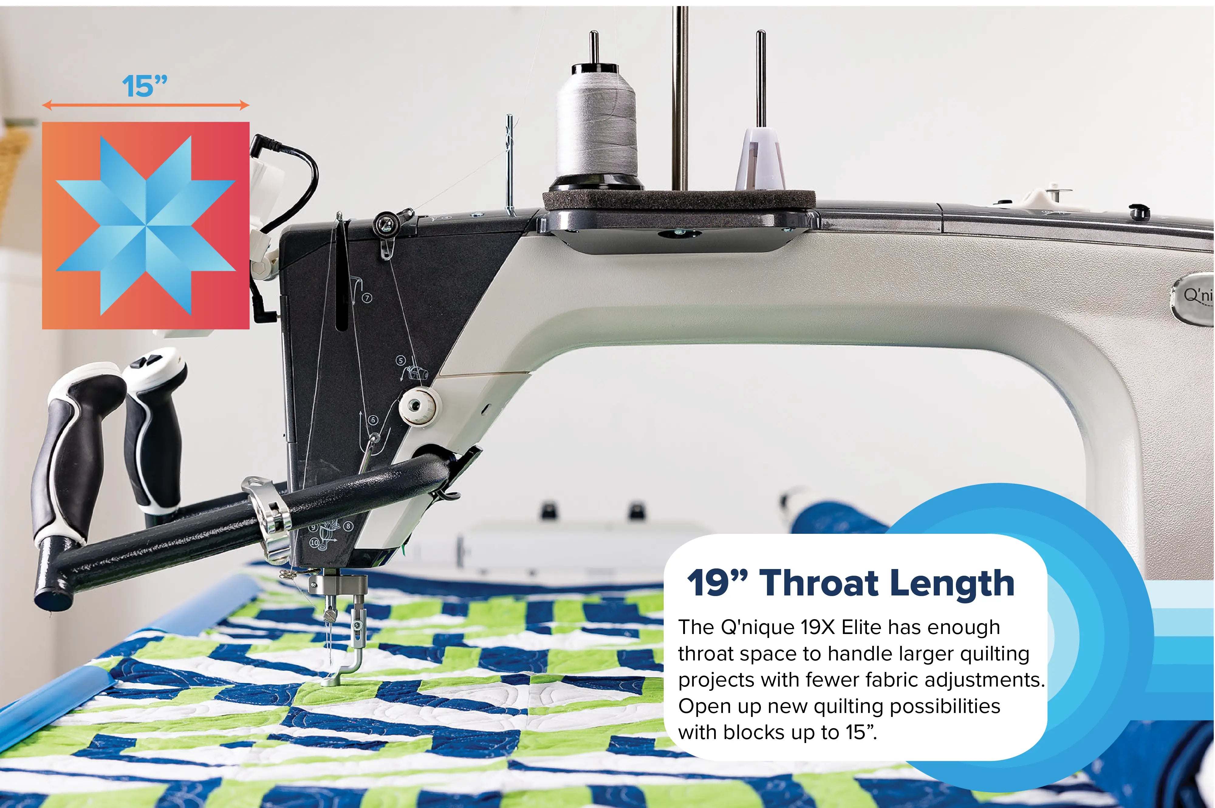 Grace Q'nique 19X Elite Quilting Machine Grace