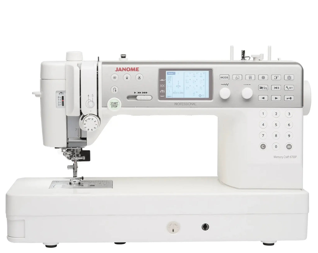 美品JANOME memorg c r a ft-6700 Janome Memory Craft 6700P Professional Sewing & Quilting Machine