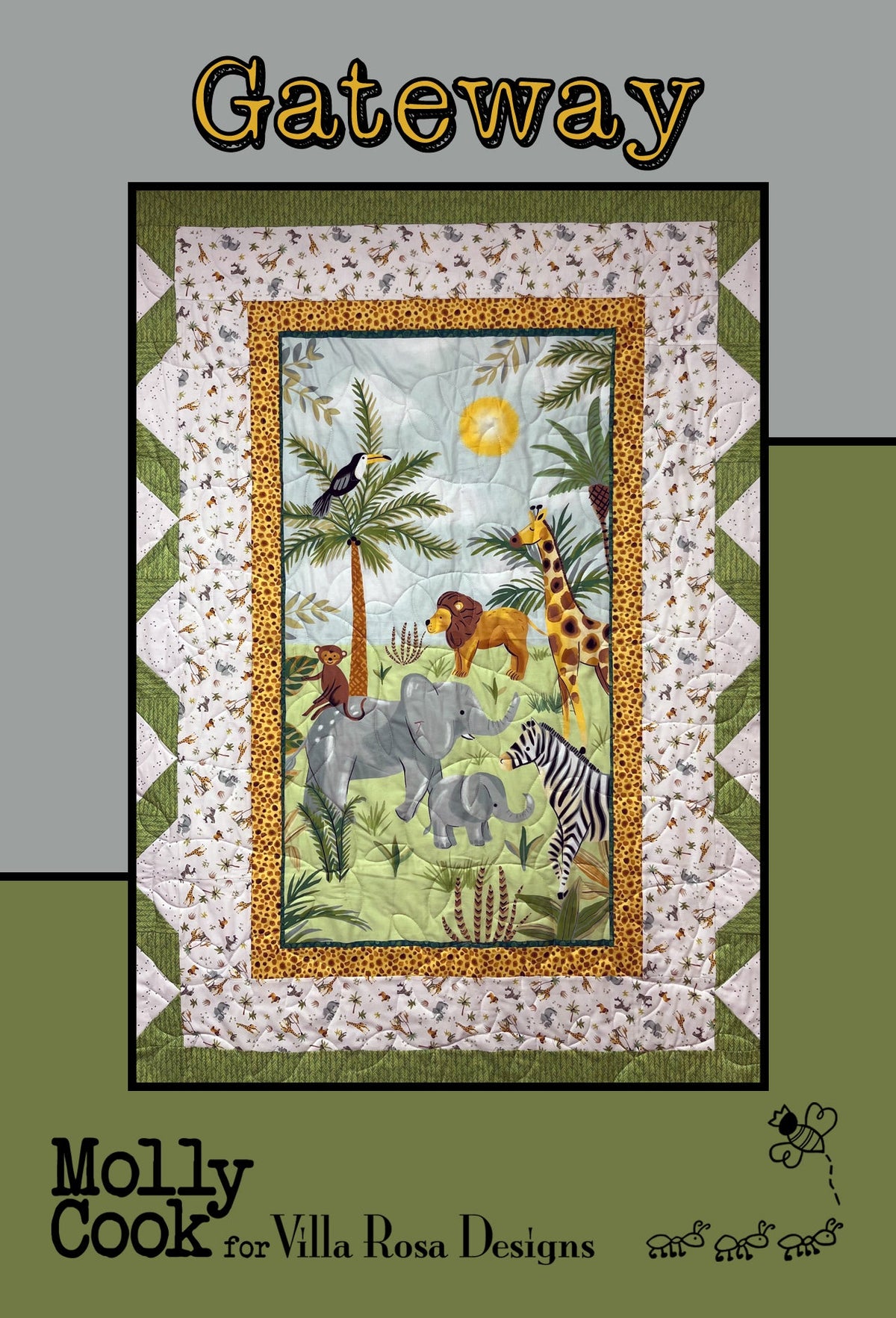 Villa Rosa Designs Gateway quilt pattern cover VRDMC154