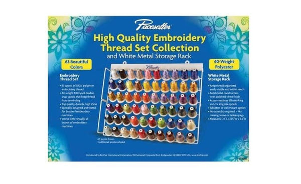 Brother ETKS63 Pacesetter Embroidery Sewing Thread Set