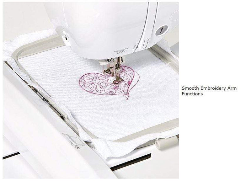 YUNLAIGOTOP Sewing and Embroidery Machine, 2-In-1 Embroidery Machine with  Large LCD Touch Screen, 75 Designs, 4x9.2 Embroidery Area, Computerized