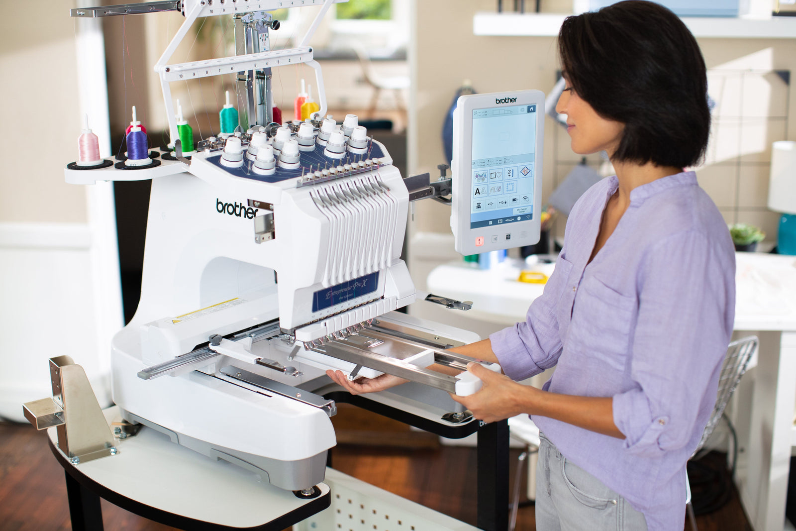 Brother Entrepreneur Pro X PR1055X 10Needle Embroidery Machine