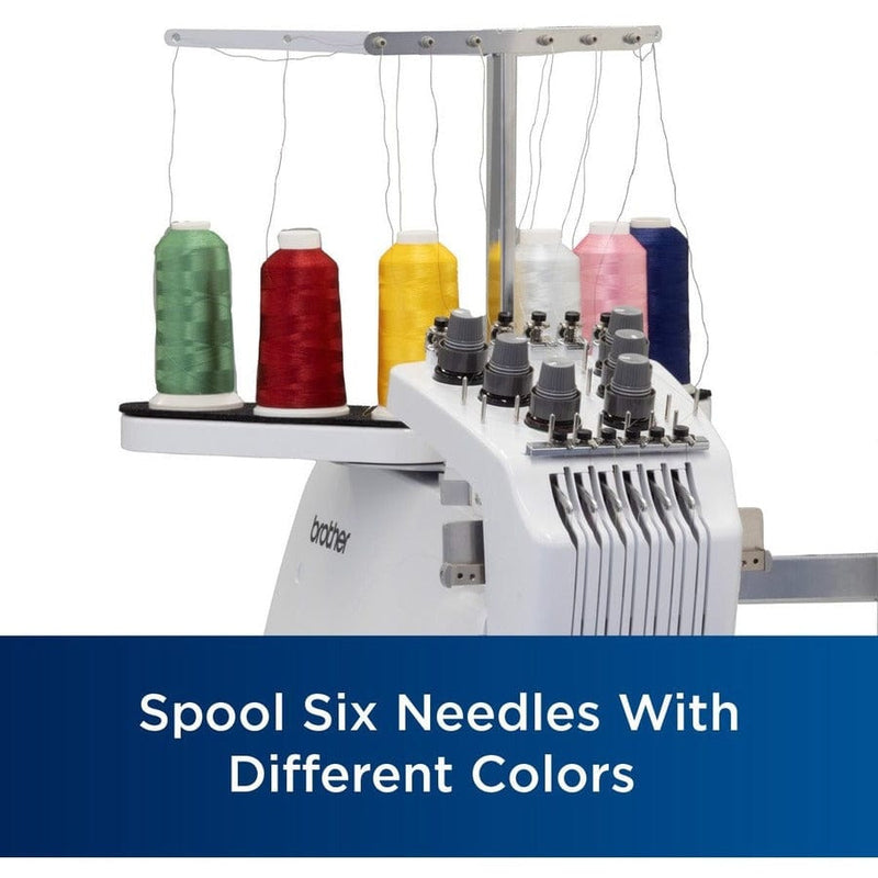 Brother Multi-Needle Machines NEW Brother Entrepreneur PR680W 6 Needle Embroidery Machine WLAN Capabilities